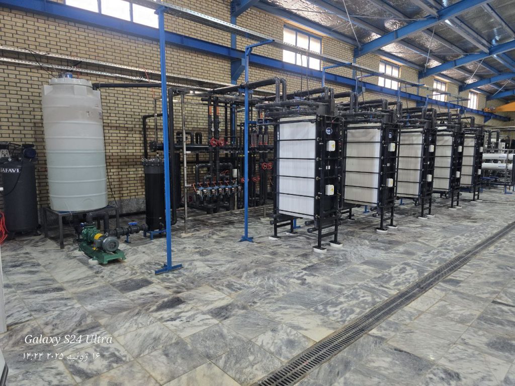 1st phase of Bajestan project RO-EDR method for preparing drinking water
