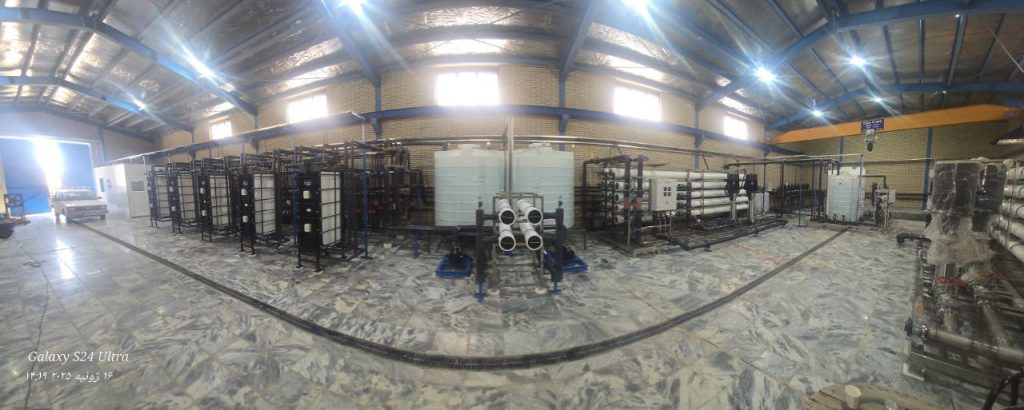 1st phase of Bajestan project RO-EDR method for preparing drinking water