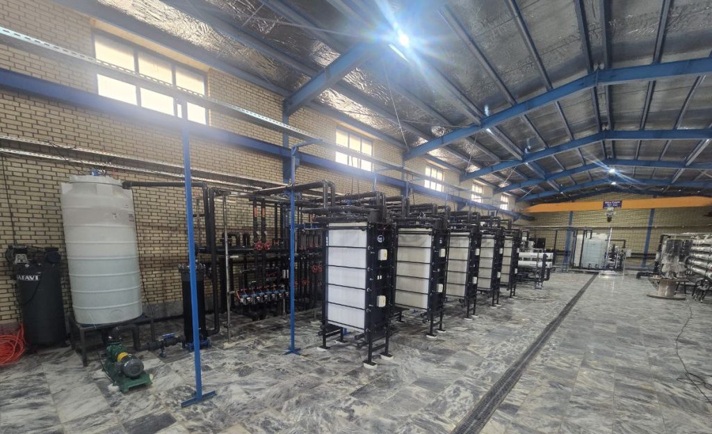 1st phase of Bajestan project RO-EDR method for preparing drinking water